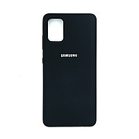 Чехол Silicone Cover для Samsung A51, Черный