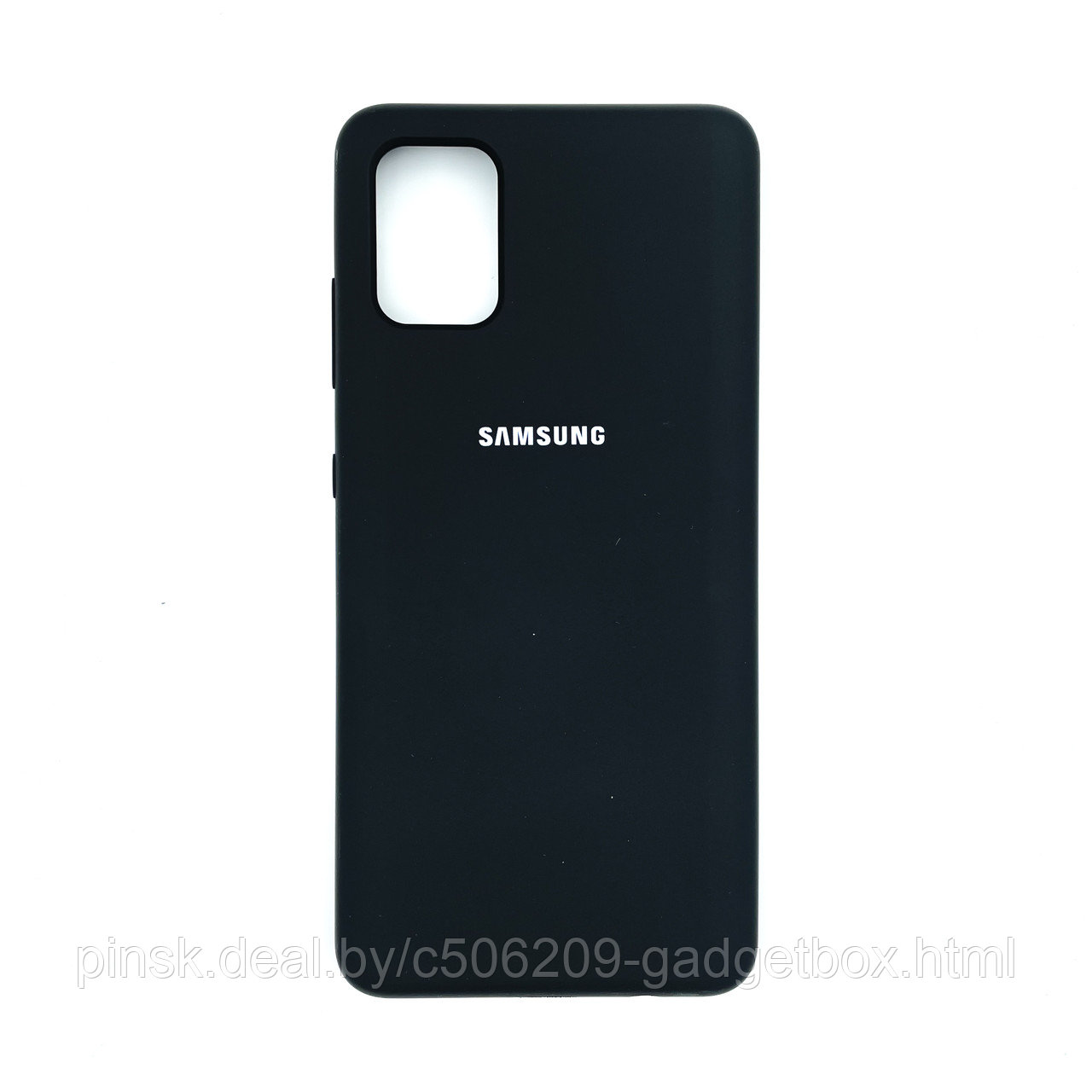 Чехол Silicone Cover для Samsung A51, Черный - фото 1 - id-p154459549