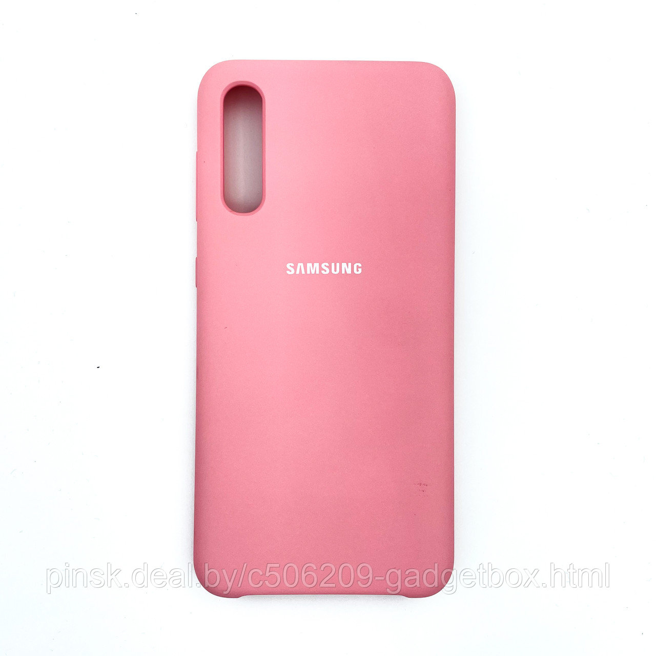 Чехол Silicone Cover для Samsung A50 / A50S / A30S, Нежно-розовый - фото 1 - id-p154459548