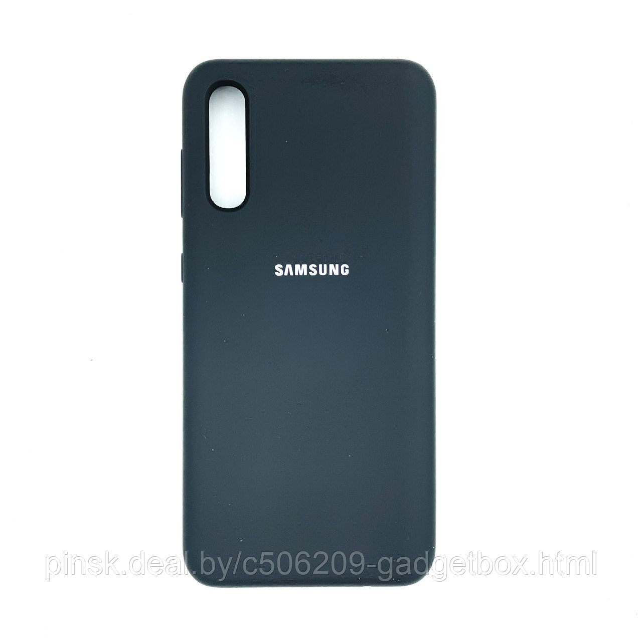Чехол Silicone Cover для Samsung A50 / A50S / A30S, Черный - фото 1 - id-p154459543