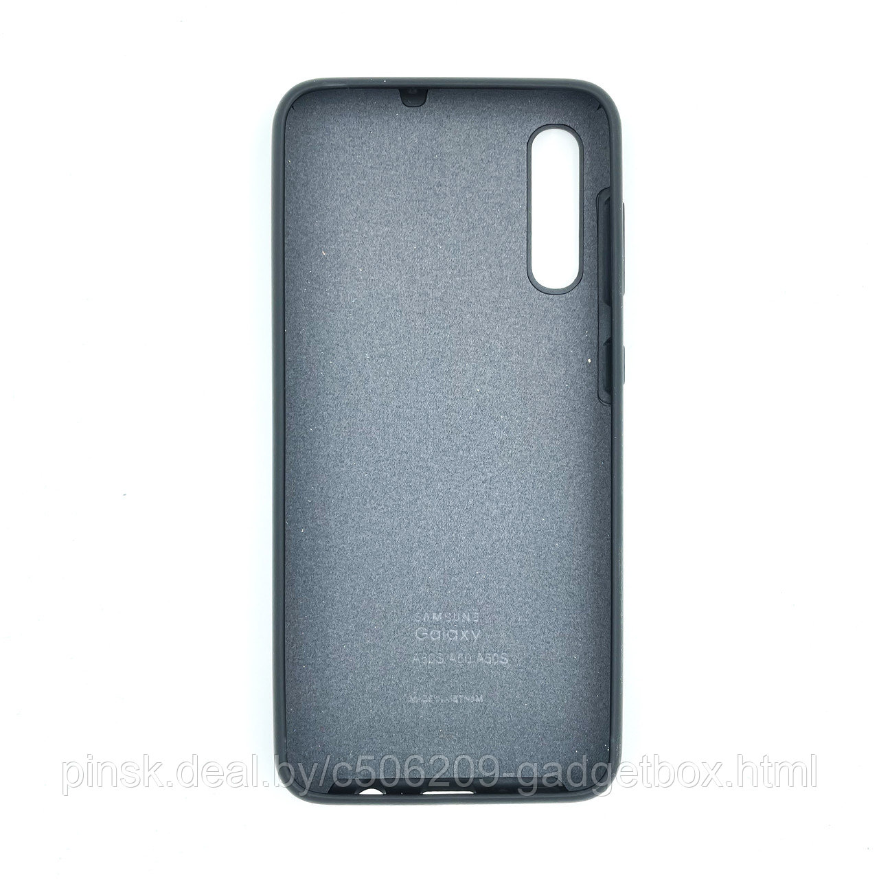 Чехол Silicone Cover для Samsung A50 / A50S / A30S, Черный - фото 2 - id-p154459543