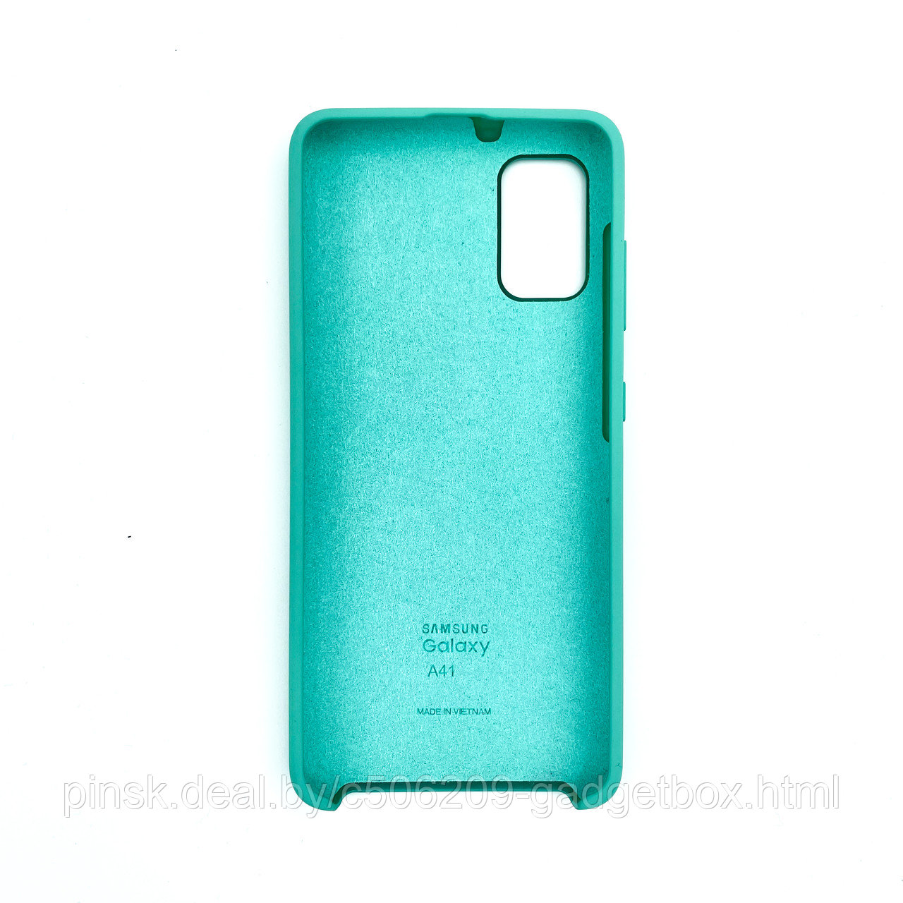 Чехол Silicone Cover для Samsung A41, Мятный - фото 2 - id-p154459541