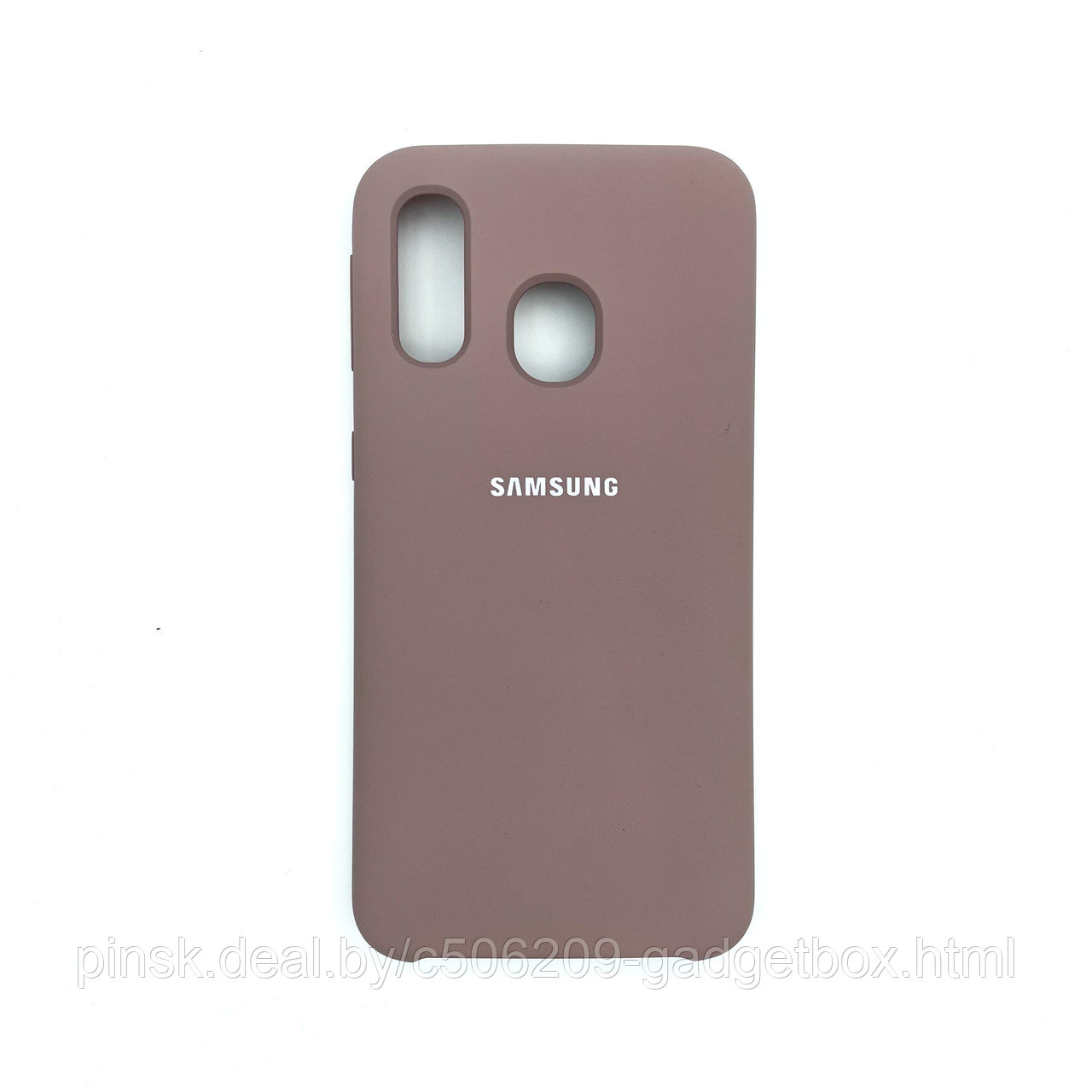Чехол Silicone Cover для Samsung A40, Лавандовый - фото 1 - id-p154459536