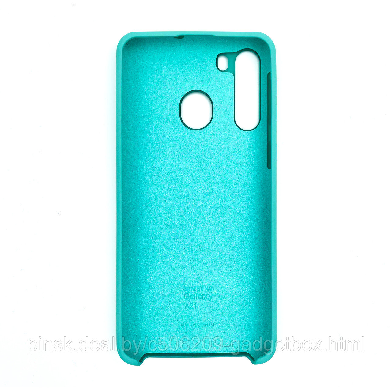 Чехол Silicone Cover для Samsung A21, Мятный - фото 2 - id-p154459525