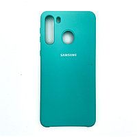 Чехол Silicone Cover для Samsung A21, Мятный