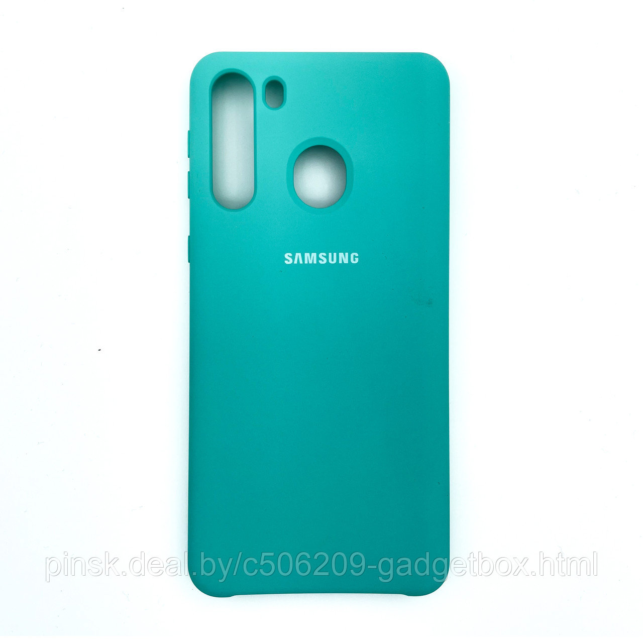 Чехол Silicone Cover для Samsung A21, Мятный - фото 1 - id-p154459525