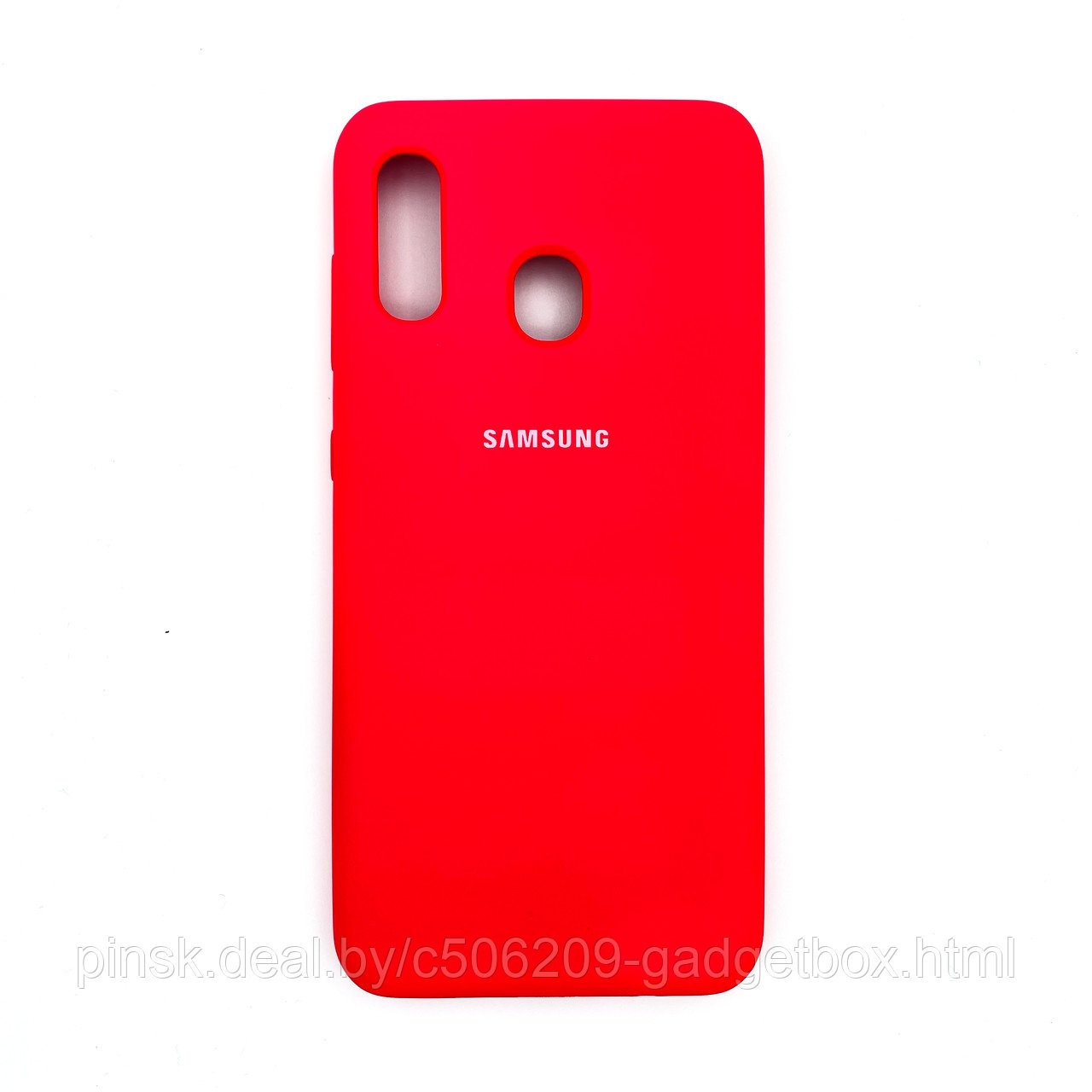 Чехол Silicone Cover для Samsung A20 / A30 / M10s, Фуксия - фото 1 - id-p154459516