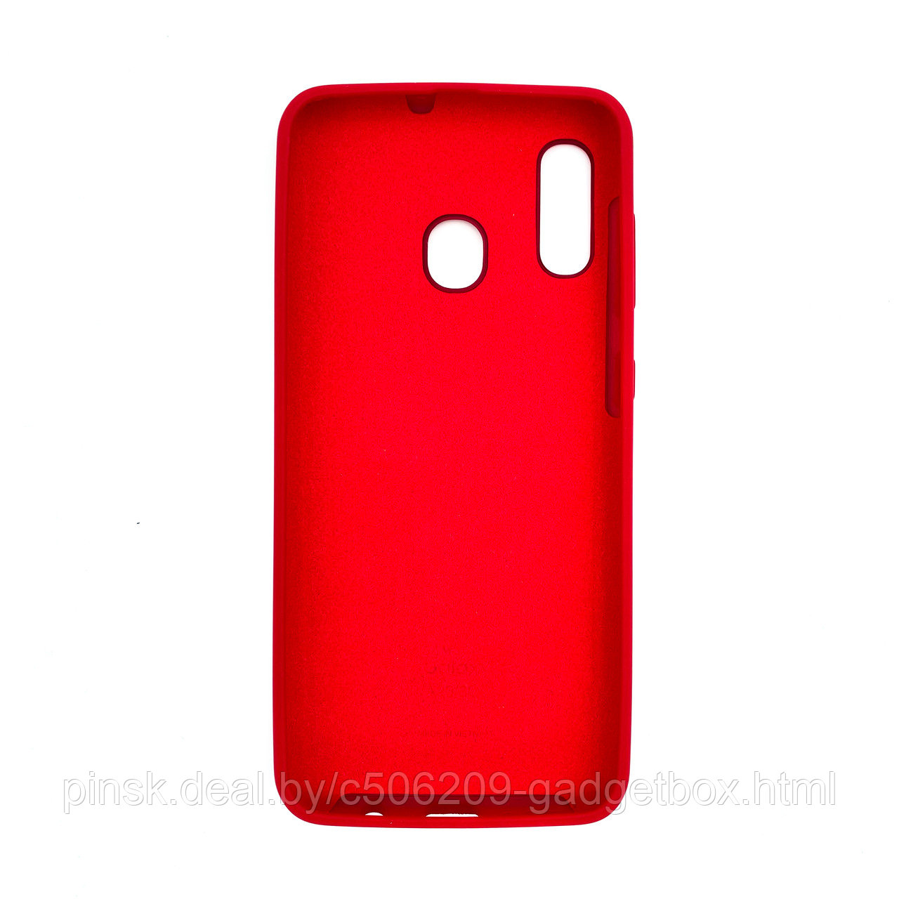 Чехол Silicone Cover для Samsung A20 / A30 / M10s, Красный - фото 2 - id-p154459512
