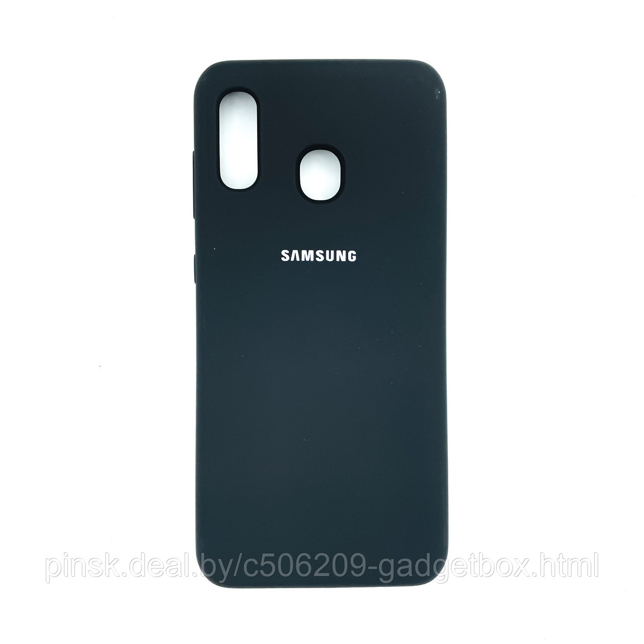 Чехол Silicone Cover для Samsung A20 / A30 / M10s, Черный - фото 1 - id-p154459511