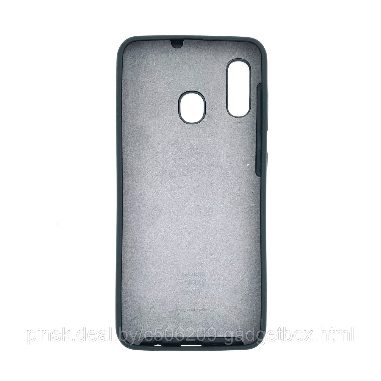Чехол Silicone Cover для Samsung A20 / A30 / M10s, Черный - фото 2 - id-p154459511