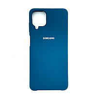 Чехол Silicone Cover для Samsung A12, Изумрудный