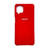 Чехол Silicone Cover для Samsung A12, Красный