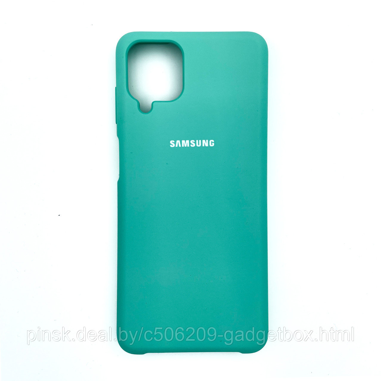 Чехол Silicone Cover для Samsung A12, Мятный - фото 1 - id-p154459504