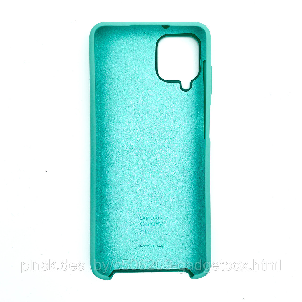 Чехол Silicone Cover для Samsung A12, Мятный - фото 2 - id-p154459504