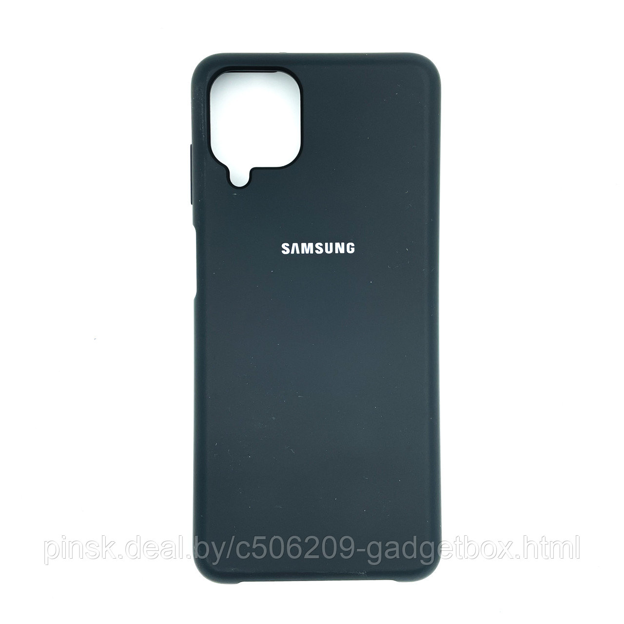 Чехол Silicone Cover для Samsung A12, Черный - фото 1 - id-p154459503