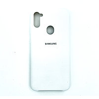 Чехол Silicone Cover для Samsung A11/M11, Белый