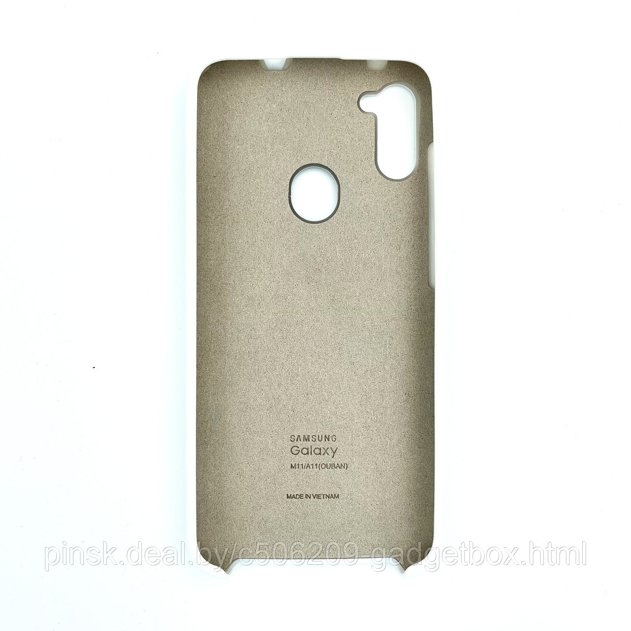 Чехол Silicone Cover для Samsung A11/M11, Белый - фото 2 - id-p154459502