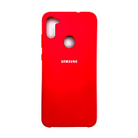 Чехол Silicone Cover для Samsung A11/M11, Фуксия