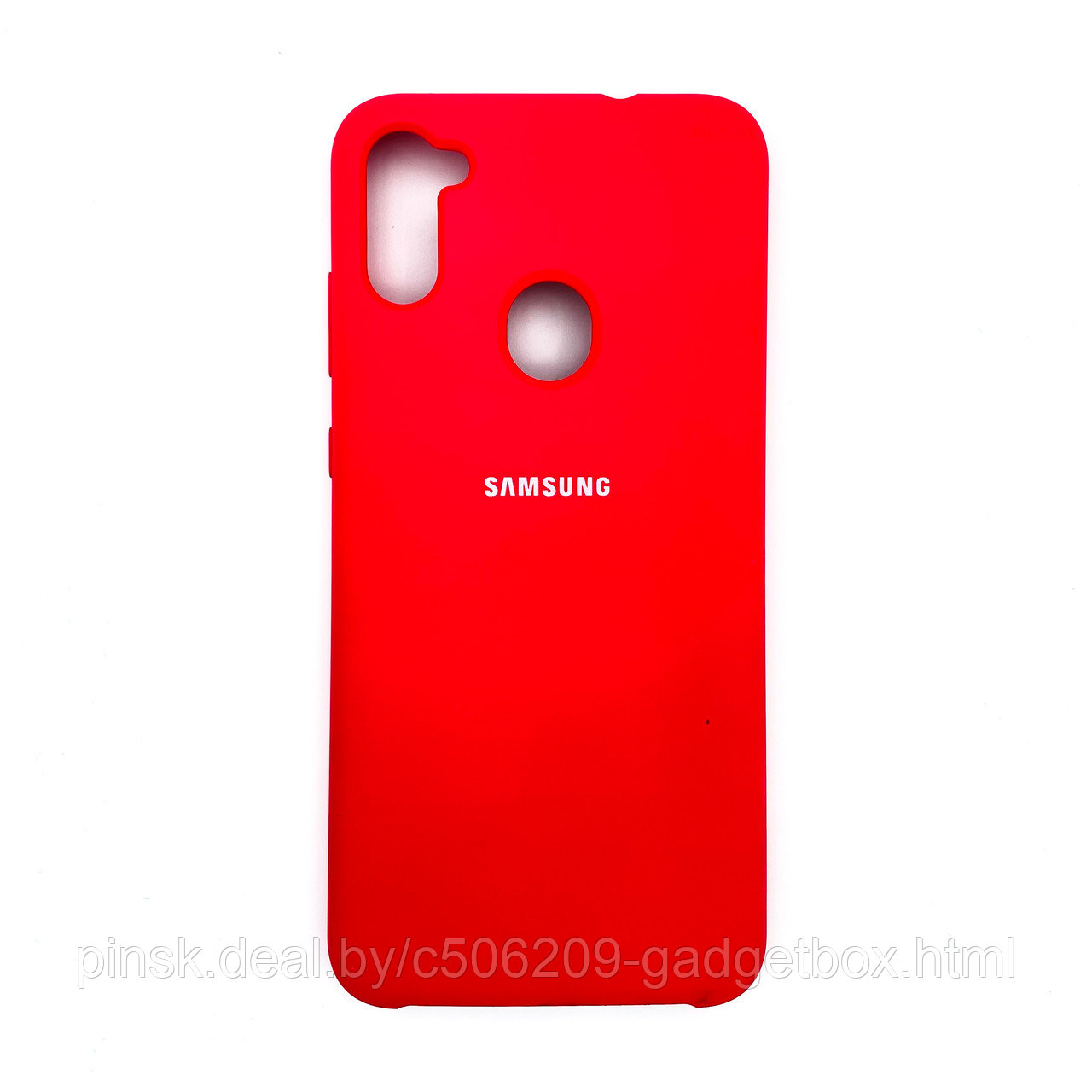 Чехол Silicone Cover для Samsung A11/M11, Фуксия - фото 1 - id-p154459499
