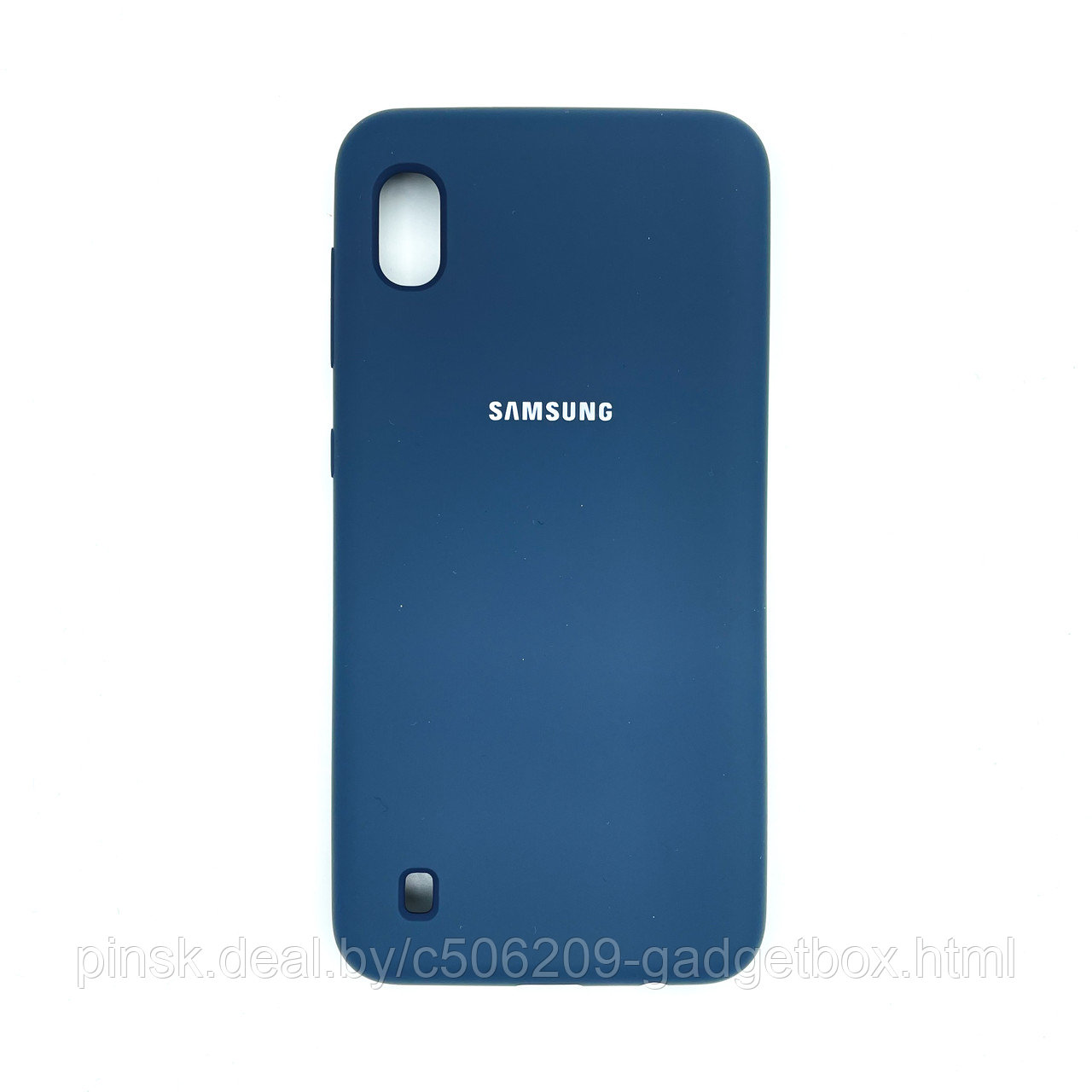 Чехол Silicone Cover для Samsung A10 / M10, Темно-синий - фото 1 - id-p154459497