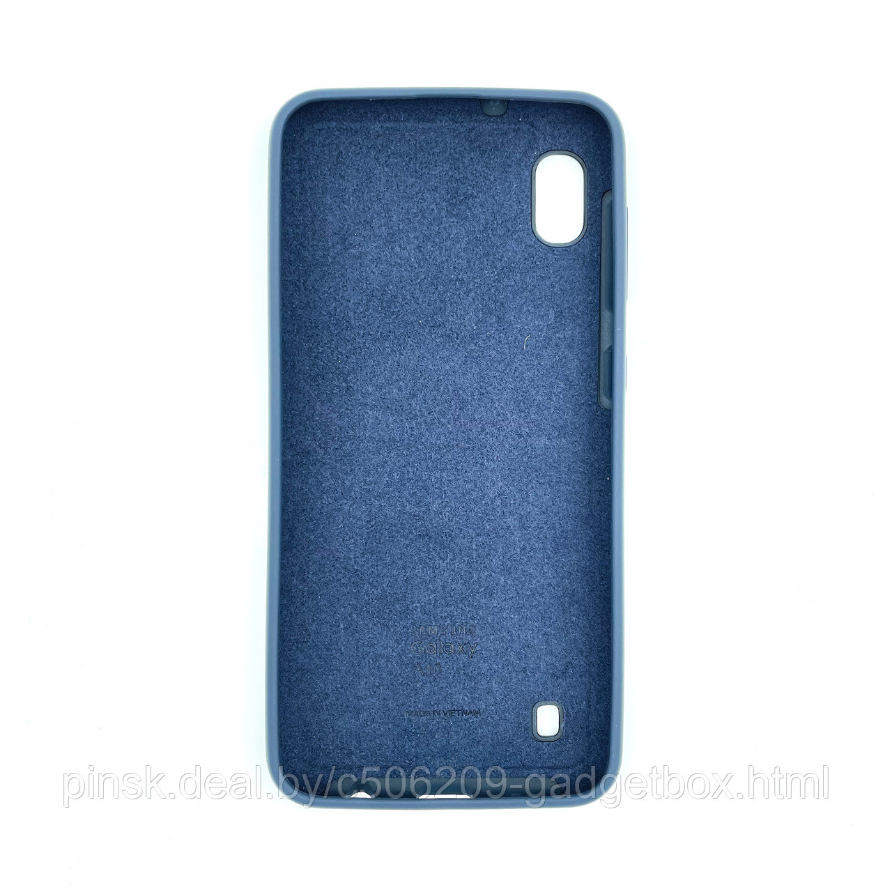 Чехол Silicone Cover для Samsung A10 / M10, Темно-синий - фото 2 - id-p154459497
