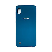 Чехол Silicone Cover для Samsung A10 / M10, Изумрудный