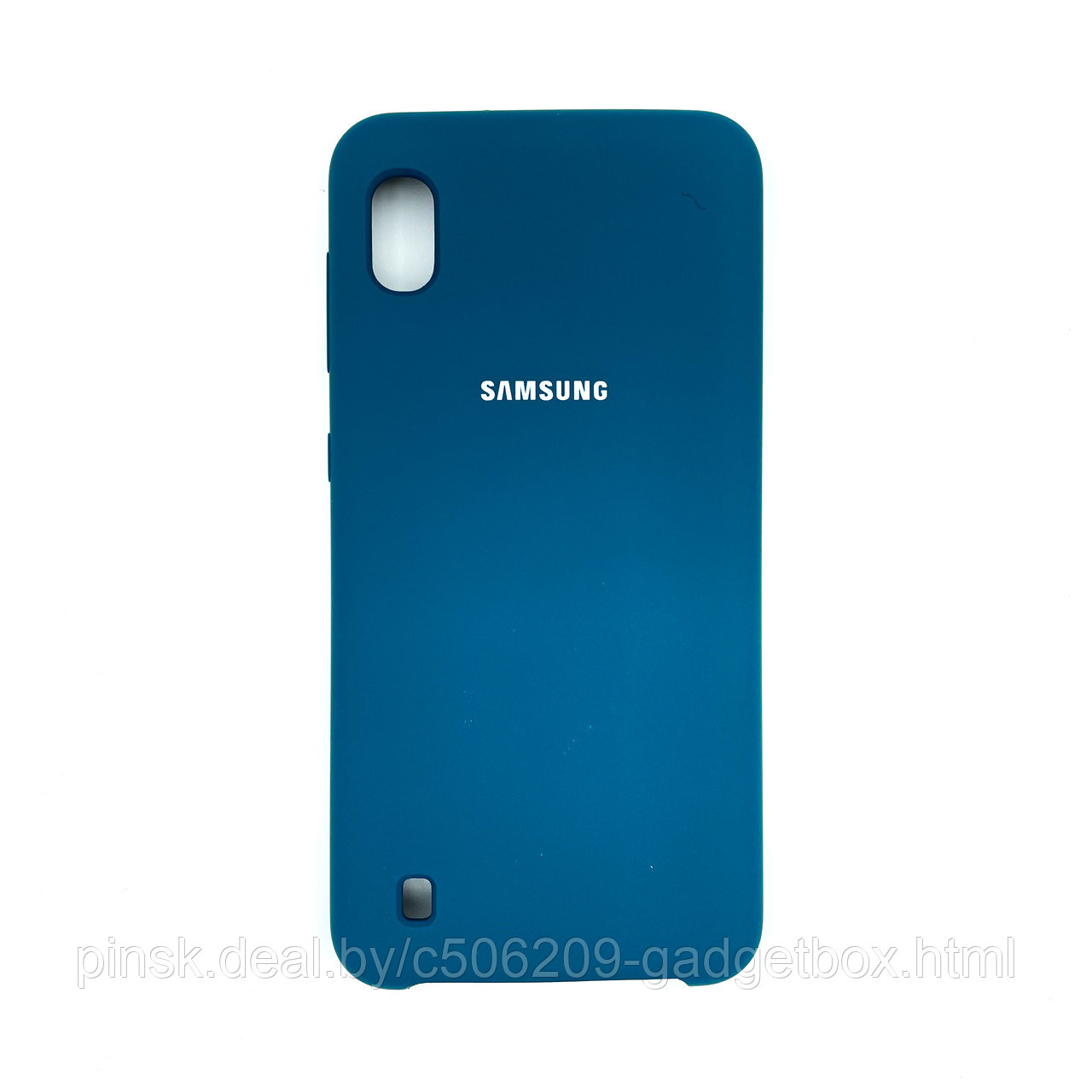 Чехол Silicone Cover для Samsung A10 / M10, Изумрудный - фото 1 - id-p154459496