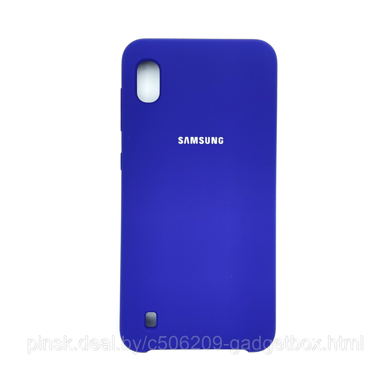 Чехол Silicone Cover для Samsung A10 / M10, Черничный - фото 1 - id-p154459494
