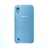 Чехол Silicone Cover для Samsung A10 / M10, Морской голубой