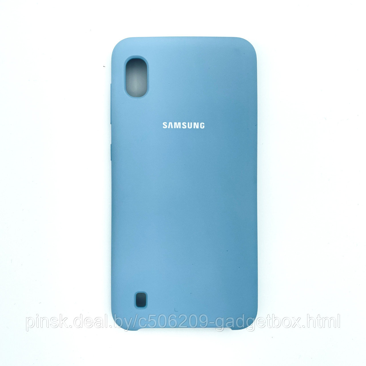 Чехол Silicone Cover для Samsung A10 / M10, Морской голубой - фото 1 - id-p154459493