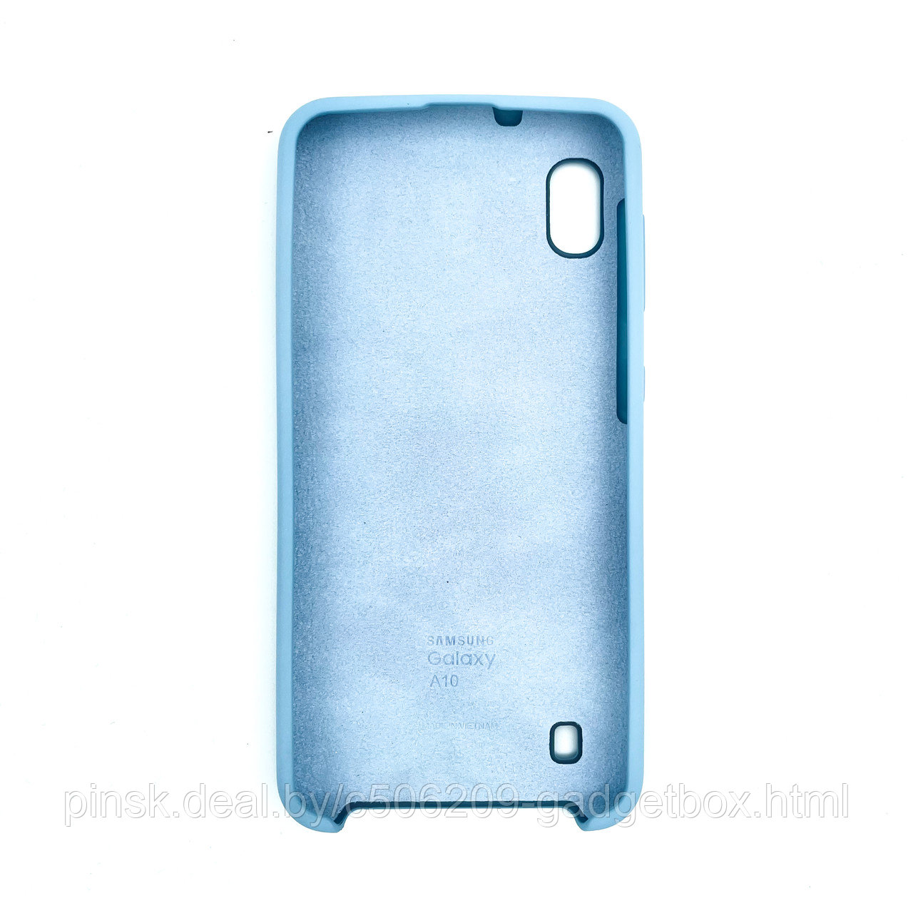 Чехол Silicone Cover для Samsung A10 / M10, Морской голубой - фото 2 - id-p154459493