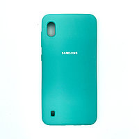 Чехол Silicone Cover для Samsung A10 / M10, Мятный