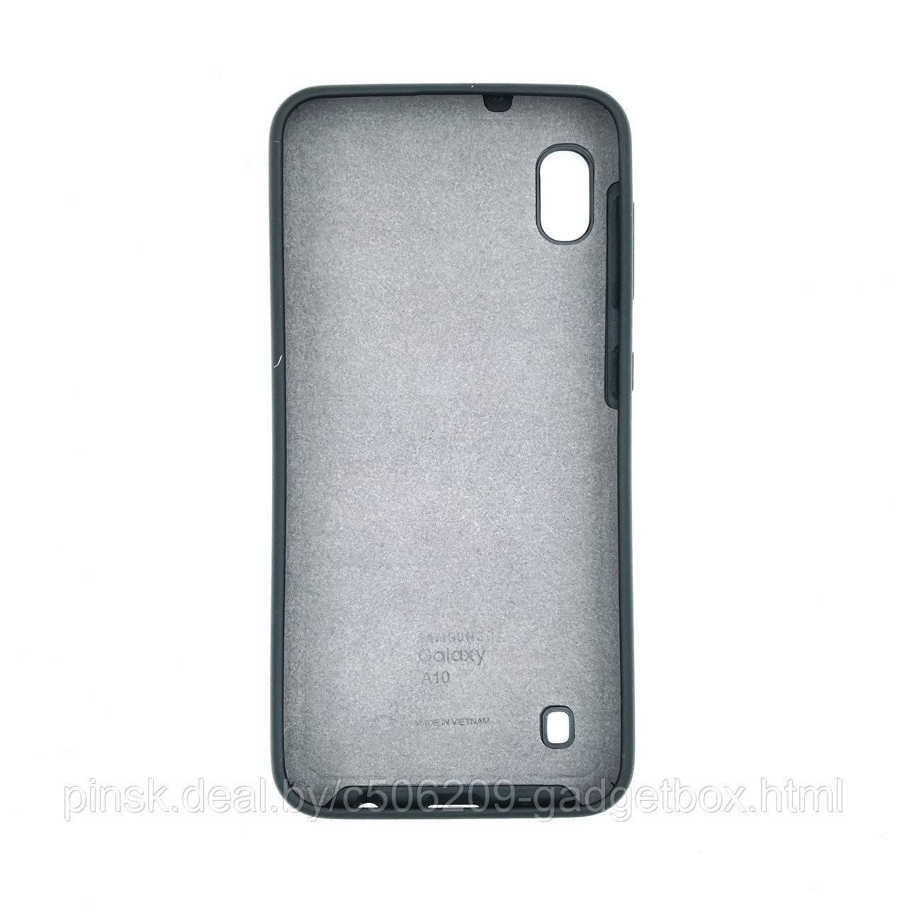 Чехол Silicone Cover для Samsung A10 / M10, Черный - фото 2 - id-p154459490