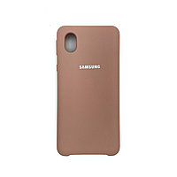 Чехол Silicone Cover для Samsung A01 Core / M01 Core, Песочно-розовый