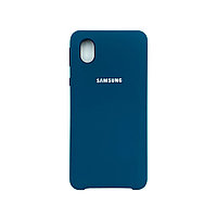 Чехол Silicone Cover для Samsung A01 Core / M01 Core, Изумрудный