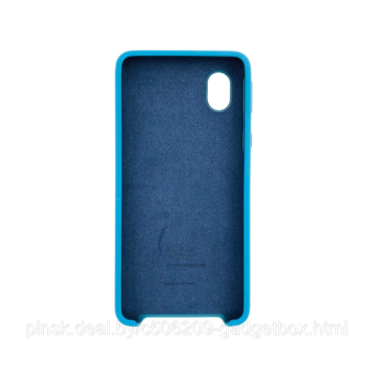 Чехол Silicone Cover для Samsung A01 Core / M01 Core, Изумрудный - фото 2 - id-p154459483