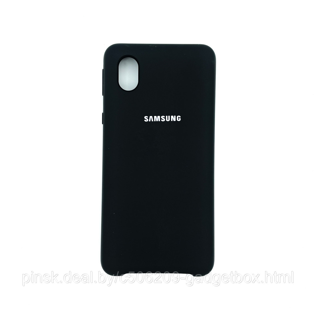 Чехол Silicone Cover для Samsung A01 Core / M01 Core, Черный - фото 1 - id-p154459482