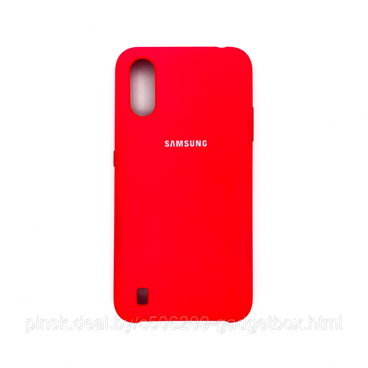 Чехол Silicone Cover для Samsung A01, Фуксия - фото 1 - id-p154459481