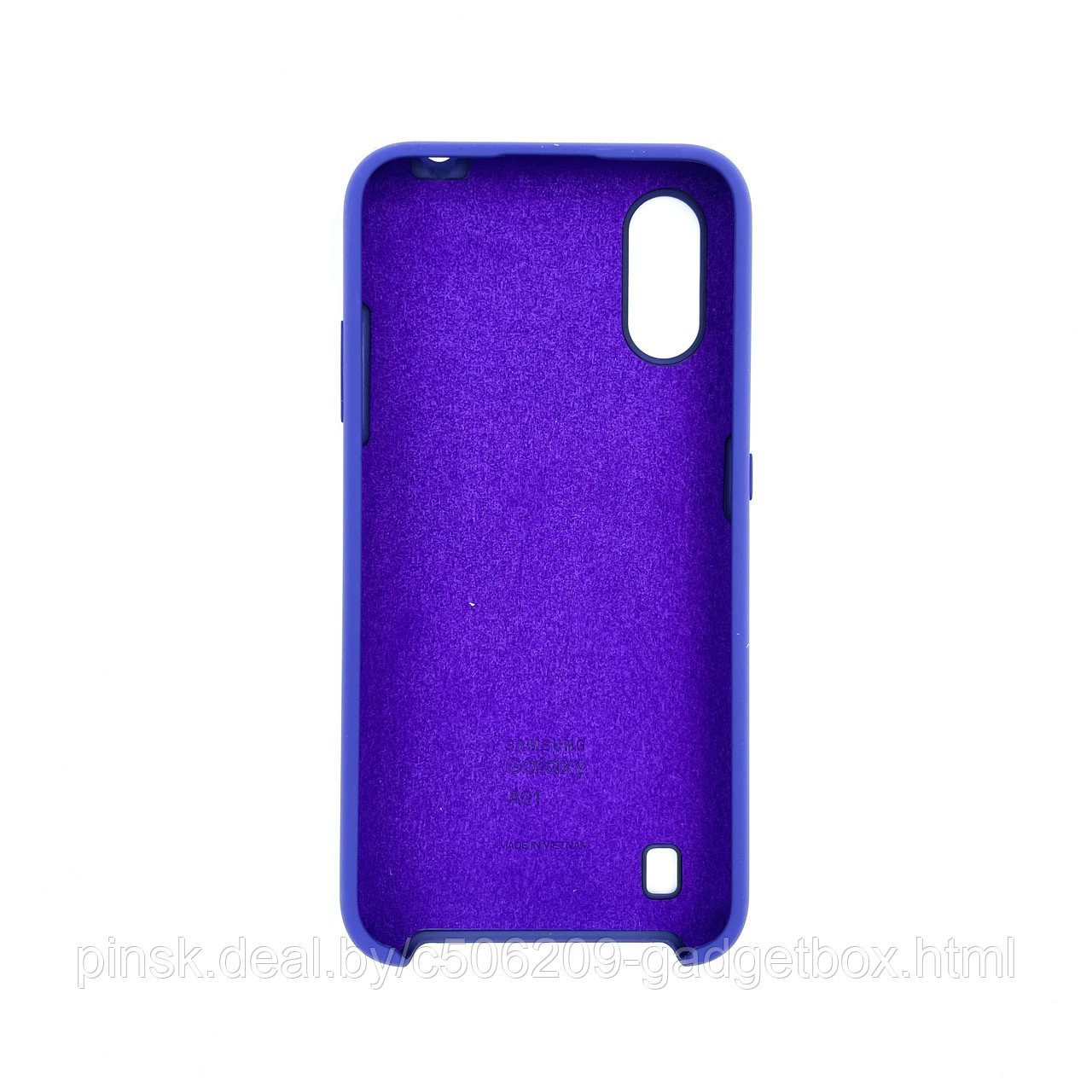 Чехол Silicone Cover для Samsung A01, Черничный - фото 2 - id-p154459480