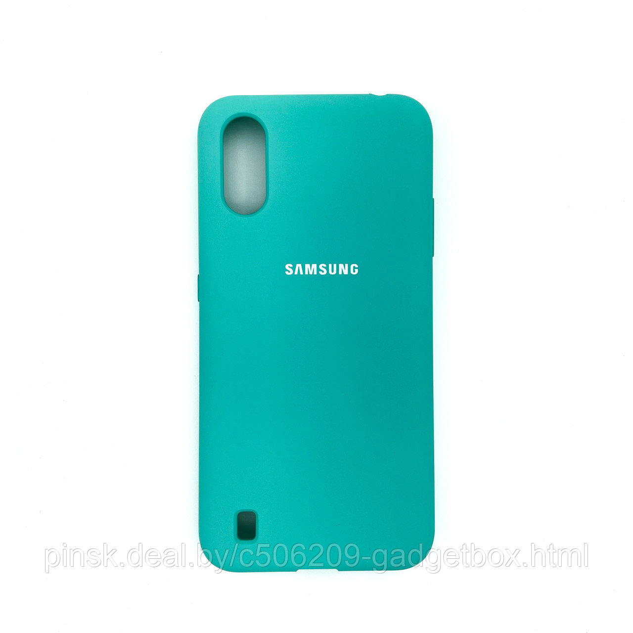 Чехол Silicone Cover для Samsung A01, Мятный - фото 1 - id-p154459479