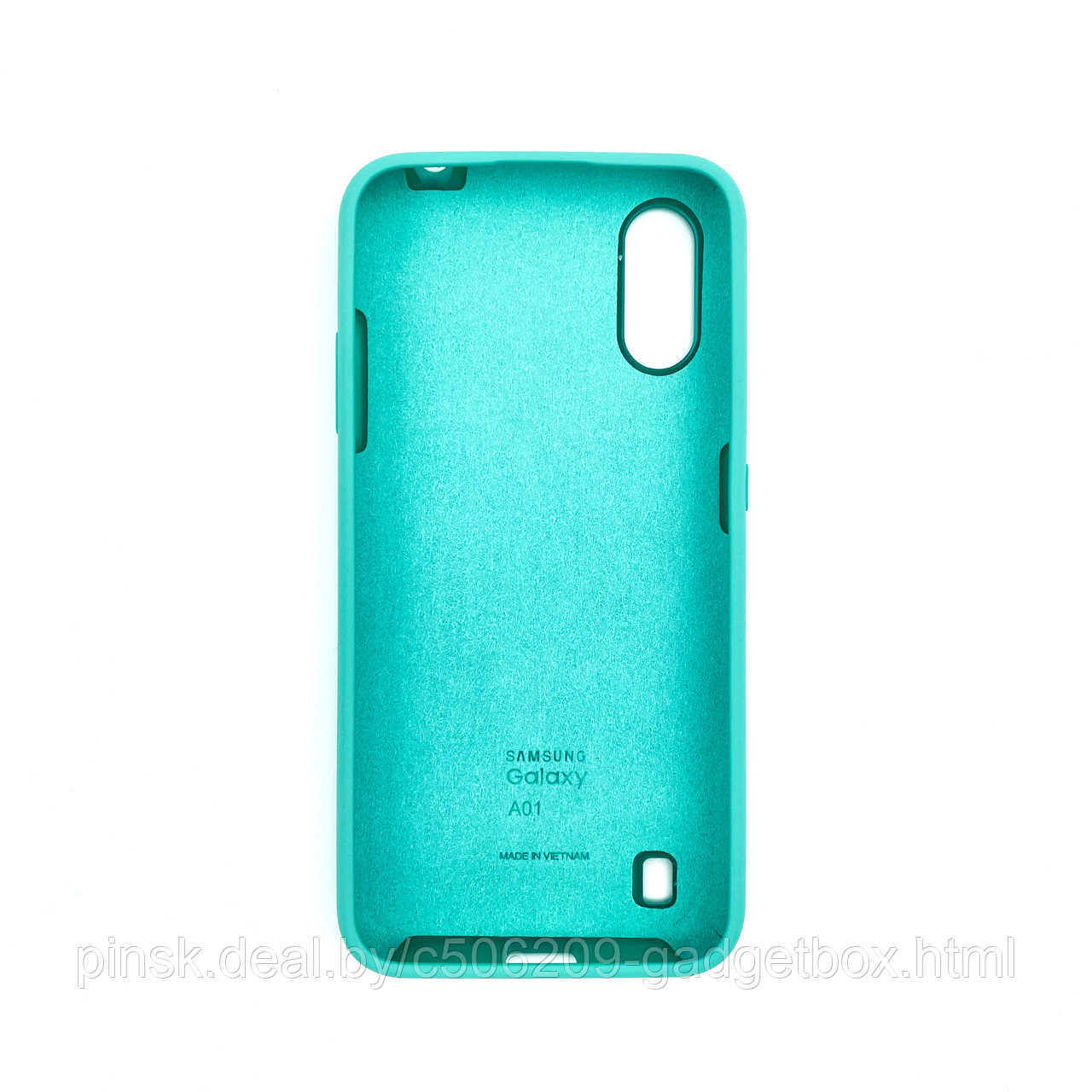 Чехол Silicone Cover для Samsung A01, Мятный - фото 2 - id-p154459479