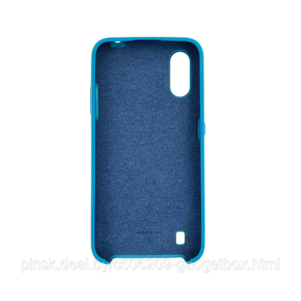 Чехол Silicone Cover для Samsung A01, Синий - фото 2 - id-p154459478