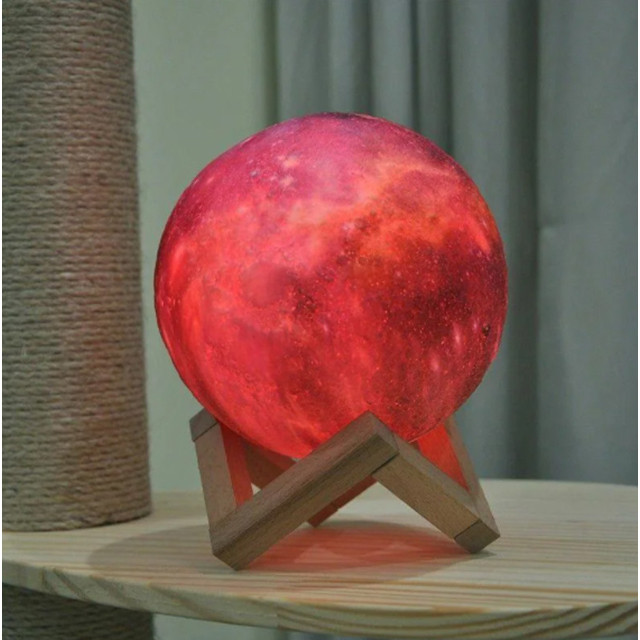 Светильник-ночник Луна 18 см с пультом (диаметры в ассортименте) - фото 8 - id-p154411760