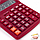 Калькулятор Staff STF-444-12-WR, 12-разрядный, бордовый, фото 5