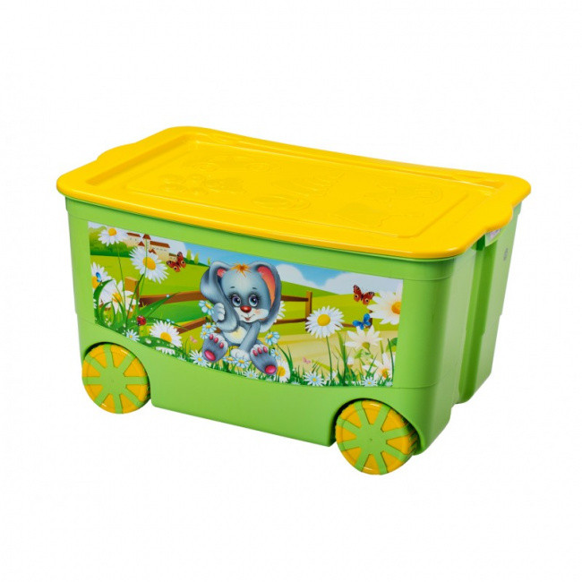 Ящик для игрушек KidsBox на колёсах Elfplast 449 - фото 1 - id-p147887257