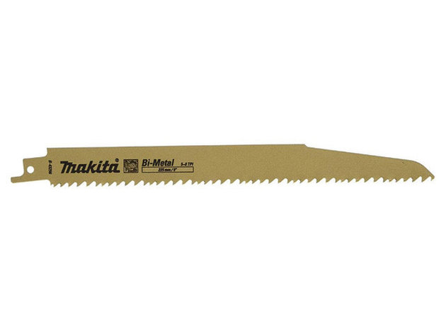 Пилка сабельная по дереву с гвоздями (5 шт.) MAKITA (быстрый рез), фото 2