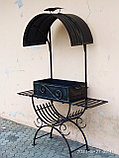 Кованый мангал с крышей №11, фото 2