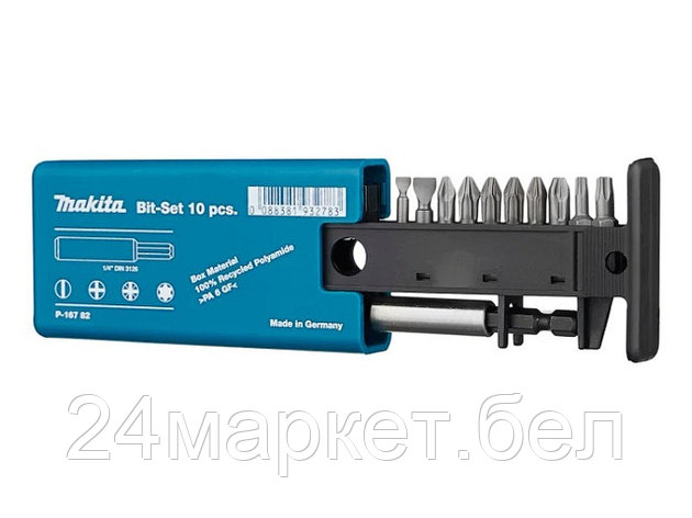 MAKITA Германия Набор бит (10 шт) + магн. держатель MAKITA, фото 2