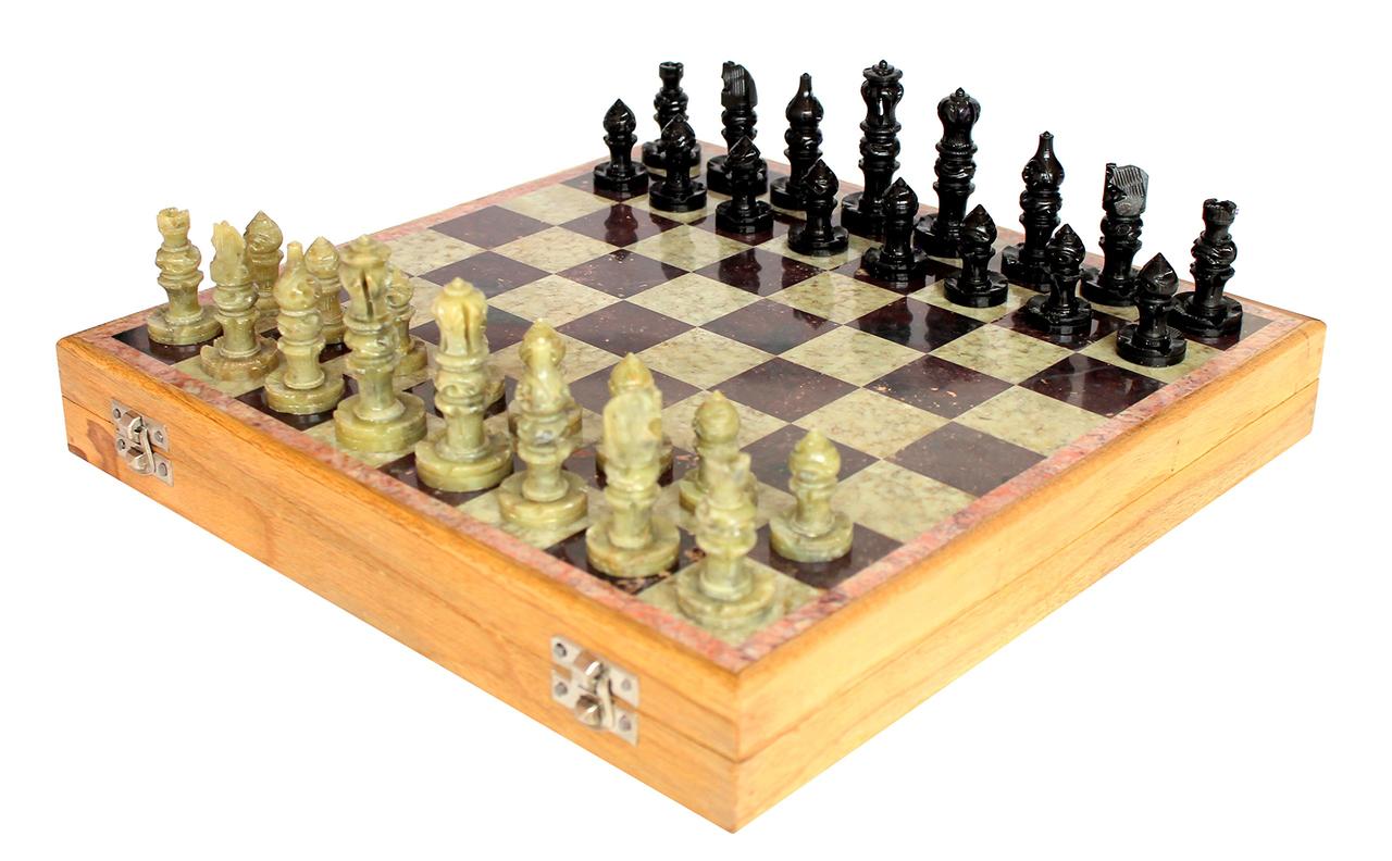 Набор шахмат из натурального камня 35х35см. - фото 1 - id-p154487105