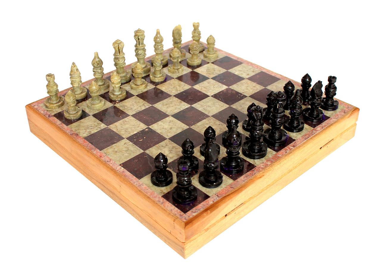 Набор шахмат из натурального камня 35х35см. - фото 2 - id-p154487105
